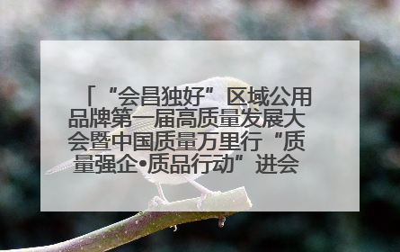 “会昌独好”区域公用品牌第一届高质量发展大会暨中国质量万里行“质量强企•质品行动”进会昌启动仪式成功举办