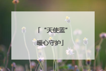 “天使蓝” 暖心守护