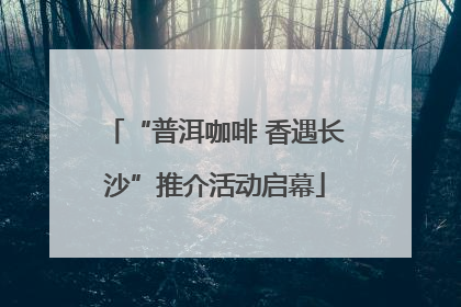 “普洱咖啡 香遇长沙”推介活动启幕