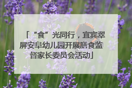 “食”光同行，宜宾翠屏安阜幼儿园开展膳食监督家长委员会活动