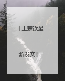 王楚钦最新发文