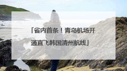 省内首条！青岛机场开通直飞韩国清州航线