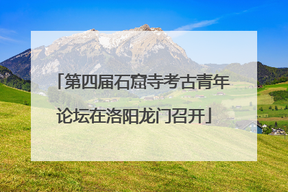 第四届石窟寺考古青年论坛在洛阳龙门召开