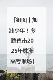 组图丨加油少年！多路直击2025年株洲高考现场