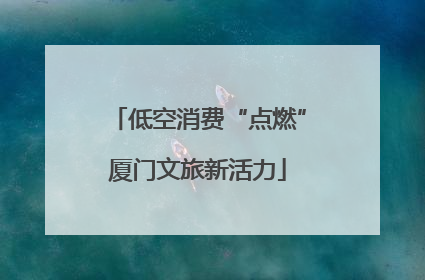 低空消费“点燃”厦门文旅新活力