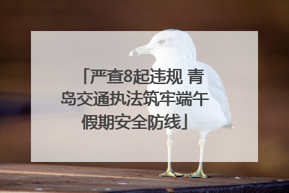 严查8起违规 青岛交通执法筑牢端午假期安全防线