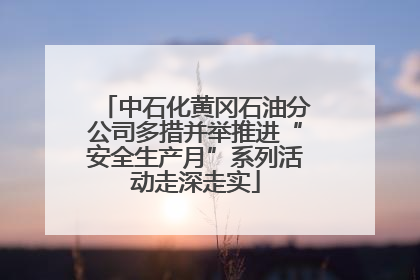 中石化黄冈石油分公司多措并举推进“安全生产月”系列活动走深走实