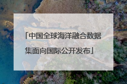 中国全球海洋融合数据集面向国际公开发布