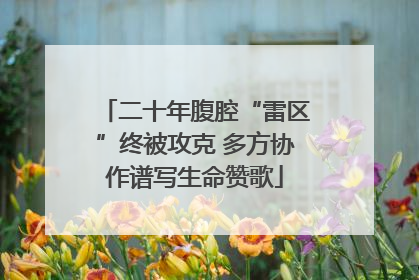 二十年腹腔“雷区”终被攻克 多方协作谱写生命赞歌