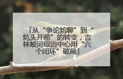 从“争论尬聊”到“炕头开唠”的转变，吉林蛟河综治中心用“六个闭环”破局