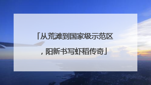 从荒滩到国家级示范区，阳新书写虾稻传奇