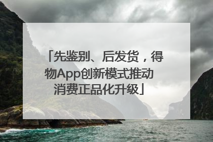 先鉴别、后发货，得物App创新模式推动消费正品化升级