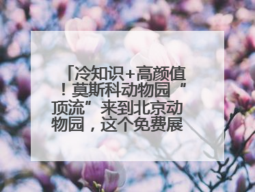 冷知识+高颜值！莫斯科动物园“顶流”来到北京动物园，这个免费展览，遛娃拍照两不误！