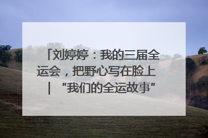 刘婷婷：我的三届全运会，把野心写在脸上｜“我们的全运故事”全民征文大赛