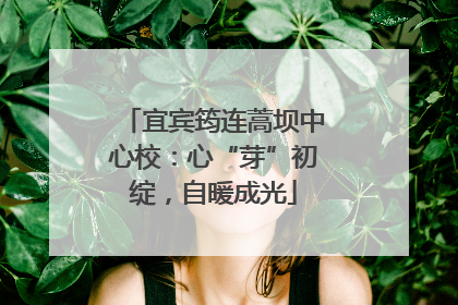 宜宾筠连蒿坝中心校：心“芽”初绽，自暖成光