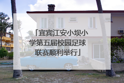 宜宾江安小坝小学第五届校园足球联赛顺利举行