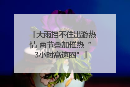 大雨挡不住出游热情 两节叠加催热“3小时高速圈”