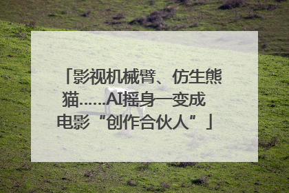 影视机械臂、仿生熊猫……AI摇身一变成电影“创作合伙人”