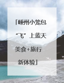 嵊州小笼包“飞”上蓝天 美食+旅行新体验