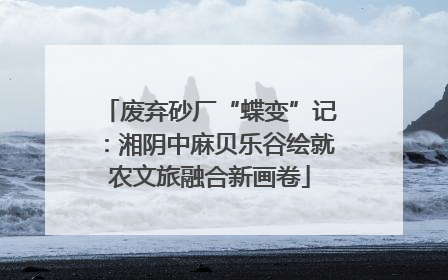 废弃砂厂“蝶变”记：湘阴中麻贝乐谷绘就农文旅融合新画卷