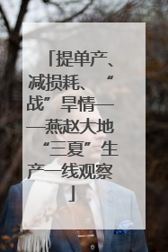 提单产、减损耗、“战”旱情——燕赵大地“三夏”生产一线观察