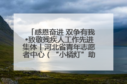 感恩奋进 双争有我•致敬残疾人工作先进集体丨河北省青年志愿者中心（“小橘灯”助残接力计划实施团队）：用温暖陪伴，守护特殊孩子成长