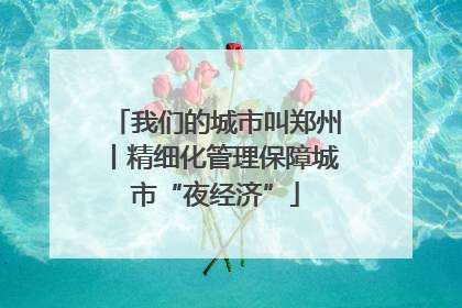 我们的城市叫郑州丨精细化管理保障城市“夜经济”