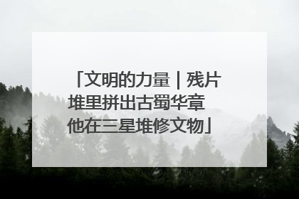 文明的力量｜残片堆里拼出古蜀华章 他在三星堆修文物