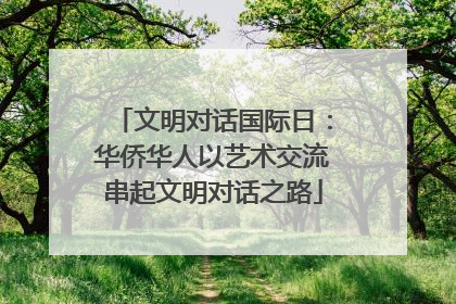 文明对话国际日：华侨华人以艺术交流串起文明对话之路