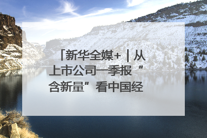 新华全媒+｜从上市公司一季报“含新量”看中国经济发展向“新”