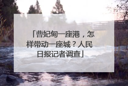 曹妃甸一座港，怎样带动一座城？人民日报记者调查