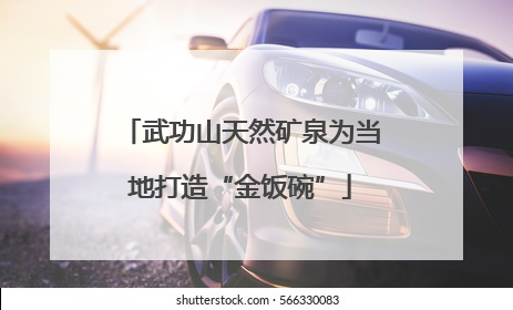 武功山天然矿泉为当地打造“金饭碗”
