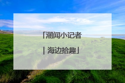 潮闻小记者｜海边拾趣