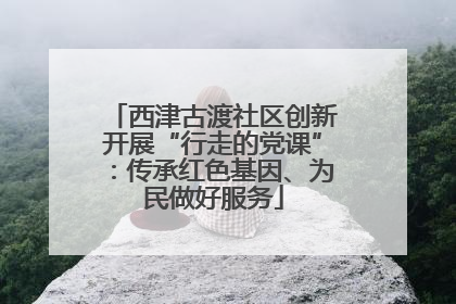 西津古渡社区创新开展“行走的党课”：传承红色基因、为民做好服务