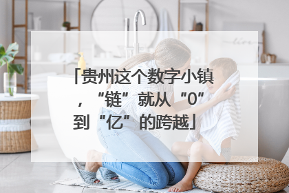 贵州这个数字小镇，“链”就从“0”到“亿”的跨越
