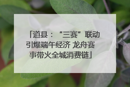 道县：“三赛”联动引爆端午经济 龙舟赛事带火全城消费链