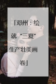 邓州：绘就“三夏”生产壮美画卷