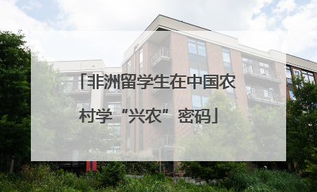 非洲留学生在中国农村学“兴农”密码