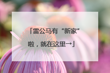 雷公马有“新家”啦，就在这里→
