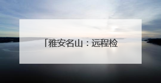 雅安名山：远程检察听证 办理一起行刑反向衔接案