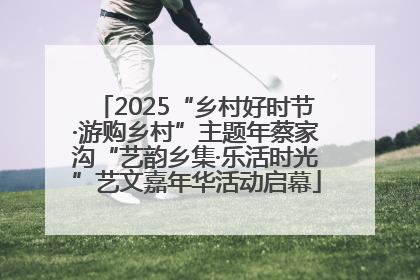 2025“乡村好时节·游购乡村”主题年蔡家沟“艺韵乡集·乐活时光”艺文嘉年华活动启幕