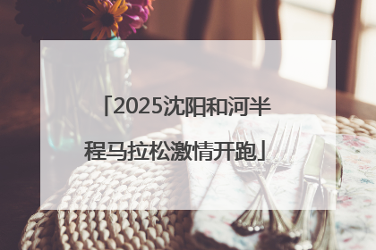 2025沈阳和河半程马拉松激情开跑