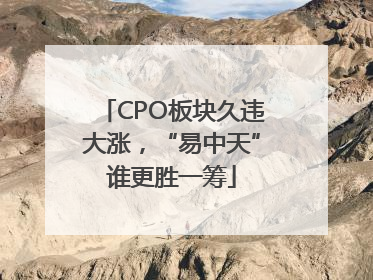 CPO板块久违大涨，“易中天”谁更胜一筹