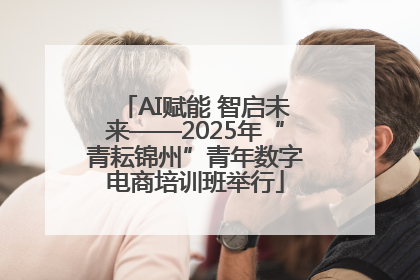 AI赋能 智启未来——2025年“青耘锦州”青年数字电商培训班举行