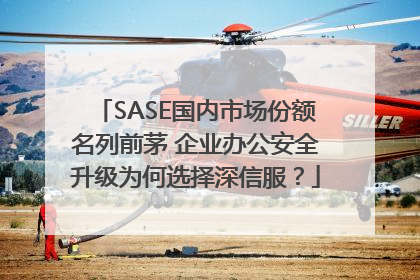 SASE国内市场份额名列前茅 企业办公安全升级为何选择深信服？